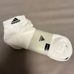 靴下　アディダス　3足組　25〜27cm