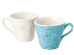 WEDGWOODウェッジウッド♡フェスティビティ マグ ペア アイボリー・ブルー