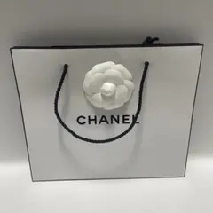 CHANEL　シャネル　百貨店　デパコス　カメリア付き　ショップ袋　紙袋