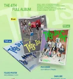 【新品未開封】TWICE ALBUM THIS IS FOR 三形態 アルバム