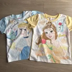 Disney princess Tシャツ 110cm ベル　シンデレラ
