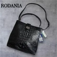 RODANIA ブラック クロコダイルショルダーバッグ 高級