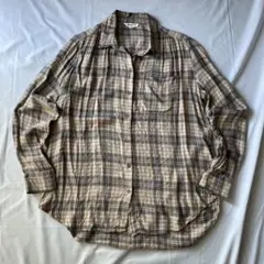 00s 平成 ネルシャツ フランネル チェック y2k 大人気 古着 グランジ
