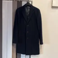 美品:ユナイテッドアローズ　チェスターコート　Lサイズ　濃紺
