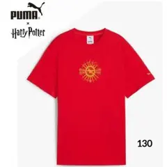 新品☆PUMAプーマ　HARRY POTTER グラフィックTシャツ　赤　130