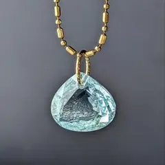 ♢容音様専用♢K18 アクアマリン4.2ct ネックレスチャーム