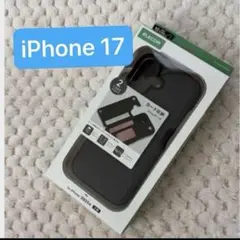 【新品】iPhone17用 カード収納ケース ブラック　エレコムのサムネイル