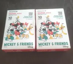 チェキフィルム ディズニー ミッキー&フレンズ 10枚入り2個(20枚)