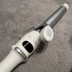 【SALONIA】25mm　サロニアヘアアイロン　シルバーホワイト