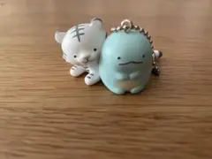 すみっコぐらし とかげ　ホワイトタイガーキーホルダー