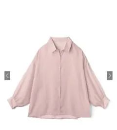 GRLドロップショルダーシアーシャツdk881