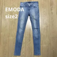 EMODA スキニーデニム ライトブルー　サイズ2のサムネイル