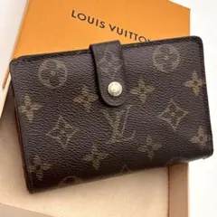 ルイヴィトン ポルトフォイユ ヴィエノワ 新型 モノグラム　二つ折り財布 がま口