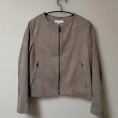 【美品】ユニクロ　長袖ジャケット　Sサイズ ベージュ