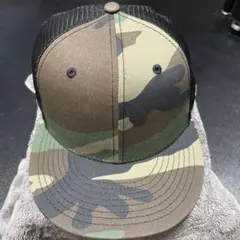 New Era 迷彩 メッシュキャップ