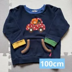 ミキハウス HOTBISCUITS長袖トレーナー 100