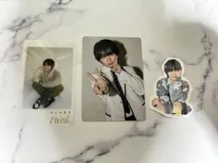 大西流星 トレーディングカード・ステッカー 3枚セット