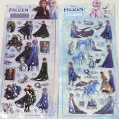 残り2枚⇒580円 アナと雪の女王 硬め シール 2枚