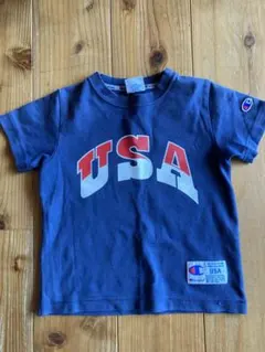 Champion USA Tシャツ 19番 ネイビー