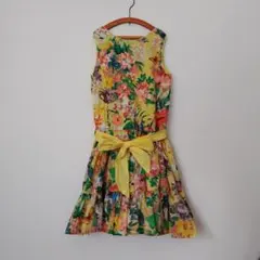 Derhy Kids コットン フレアワンピース 12~14/150 インド製