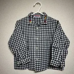 y*a様 ミキハウス 90サイズ チェック柄シャツ