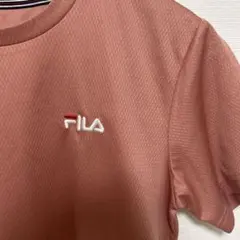 FILA メッシュ 半袖Tシャツ ピンク
