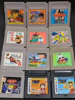 GB 週刊少年ジャンプ アニメゲームセット/レトロゲーム ゲームボーイ カセット