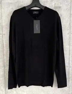 ZARA MAN ブラック Vネックセーター 長袖　42 L