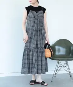 イエナIENAルアナluanaヘムラドレスワンピース黒ブラック - メルカリ