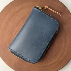 新品 栃木レザー ラウンドジップ キーケース 本革 スマートキー 車