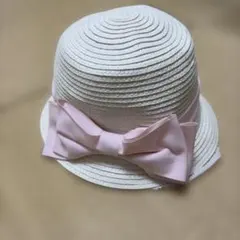 COMME CA ISM キッズ 麦わら帽子 48cm リボンのサムネイル