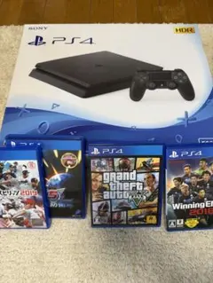 PS4 本体 500GB ジェットブラック 2200A ソフト付き