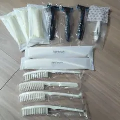 ホテル　アメニティ　カミソリ　ヘアブラシ　まとめ売り
