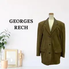 zC1761【FREE】GEORGES RECH テーラードジャケット レザー襟のサムネイル