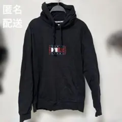 TOMMY JEANS グレー フード付きパーカー