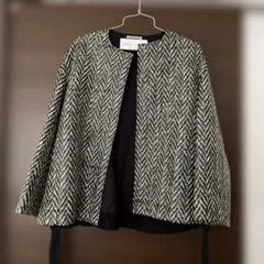 DOUBLE STANDARD CLOTHING ノーカラージャケット サンプル