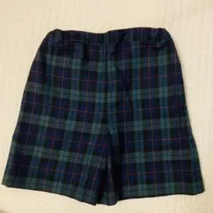 マムエモア110チェック柄 キュロット