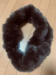 ファー　マフラー　ラビット　スヌード