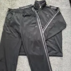 アディダス　adidas トレーニング　ウェア　セットアップ　ブラック　L