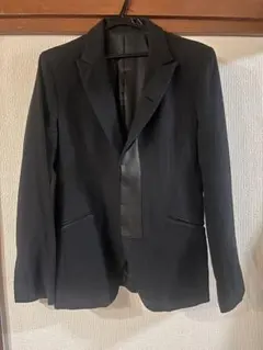 レザー テーラードジャケット