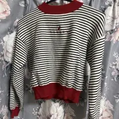 KANGO ストライプ トレーナーニット　長袖　カンゴール