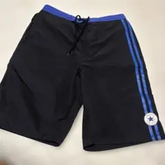 CONVERSE メンズ ショートパンツ Lサイズ ブラック ブルーのサムネイル