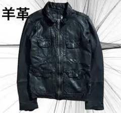 羊革 archive レザージャケット y2k 平成 お兄系 グランジ