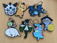 ポケモン　ラバーマスコット　キーホルダー 7個セット
