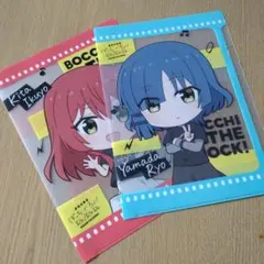 【ぼっち·ざ·ろっく】喜多郁代/山田リョウ/A4クリアファイル2枚/セブンイ限定