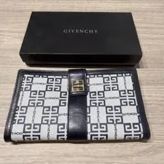 GIVENCHY ジバンシィ 長財布 総柄 ロゴ金具 箱付きのサムネイル