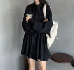 SHEIL ロングシャツワンピース