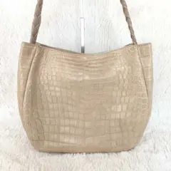 クロコダイル・ワンショルダー・A4・大容量・バッグ・トートバッグ