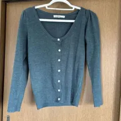 キューティーブロンド　カーディガン　グリーン