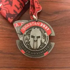 SPARTAN 2021 メダル 5K 20障害物　スパルタンレース